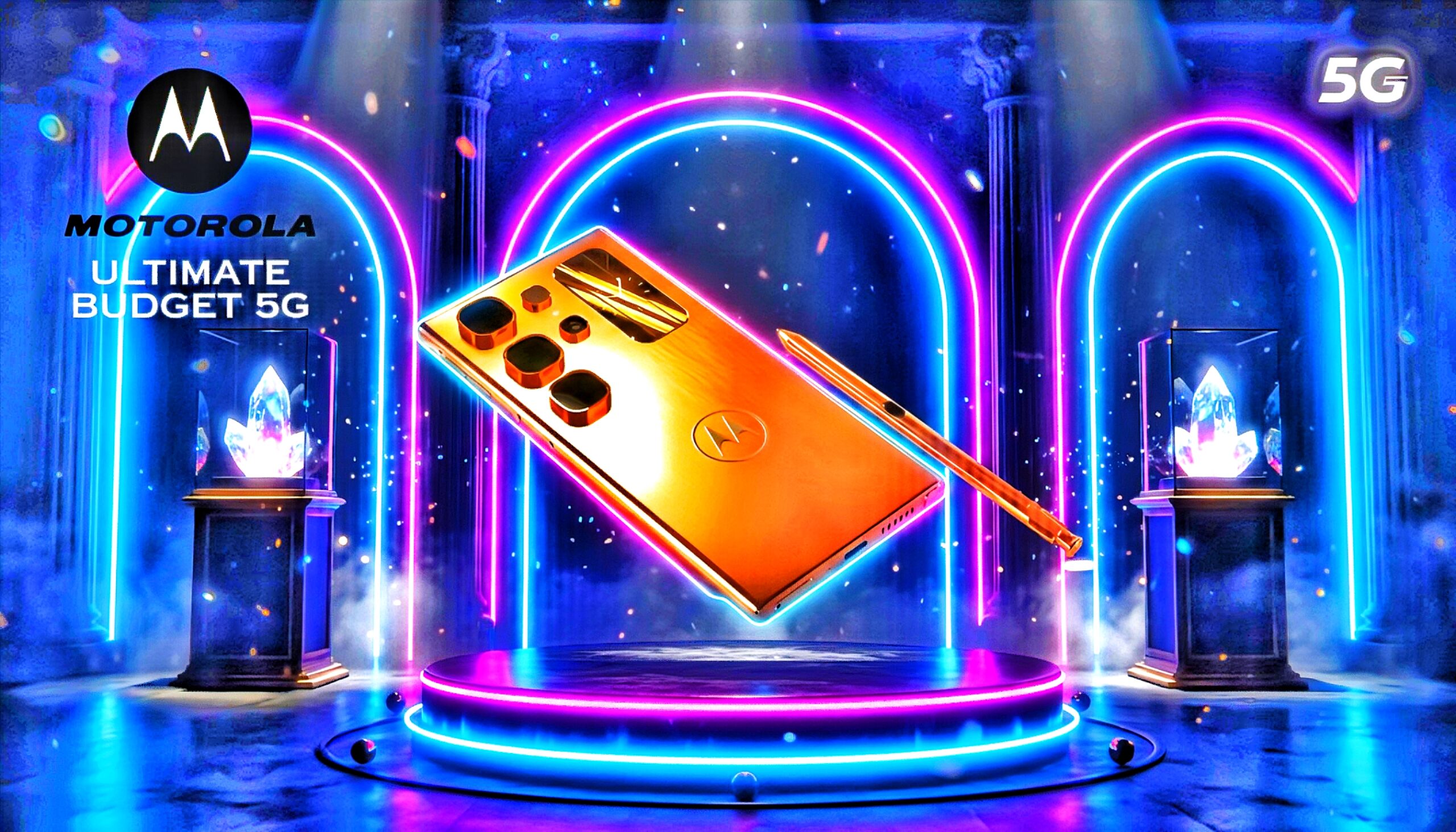 Read more about the article Motorola Unveils a Powerful Budget 5G Device: 12GB RAM, 256GB Storage & 68W Fast Charge